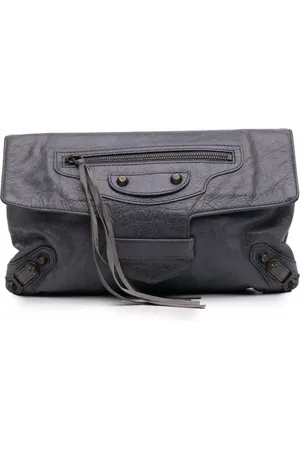 Balenciaga 2015 Lambskin Motocross Classic City clutch bag