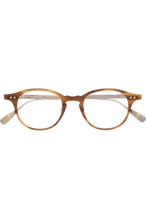 DITA EYEWEAR Occhiali tondi con effetto tartarugato