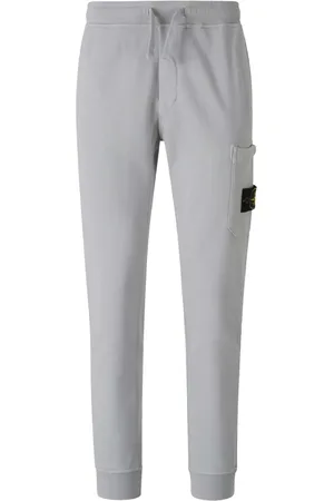 Stone Island Pantaloni sportivi con applicazione Compass