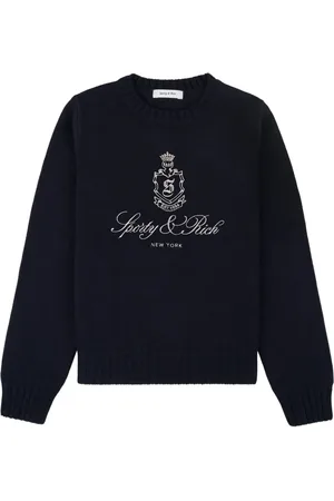 Sporty & Rich Maglione con ricamo