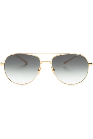 DITA EYEWEAR Occhiali da sole tondi con stampa