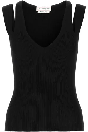 Alexander McQueen Canotta a coste
