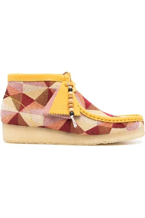 Clarks Stivali Wallabee con motivo geometrico jacquard