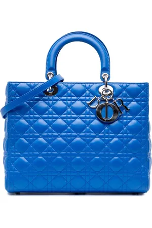 Dior 2013 Large Lambskin Cannage Lady Dior satchel