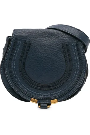 Chloé 2010-2024 Small Grained Leather Marcie Saddle crossbody bag