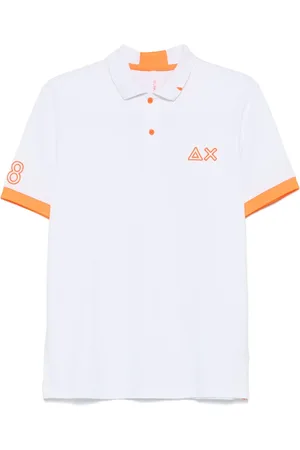 sun68 Polo con logo ricamato