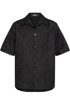 VERSACE Polo con effetto jacquard