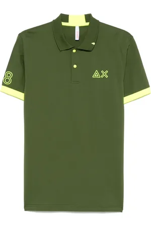sun68 Polo con logo ricamato