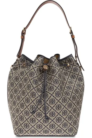 Tory Burch T Monogram leather bucket bag