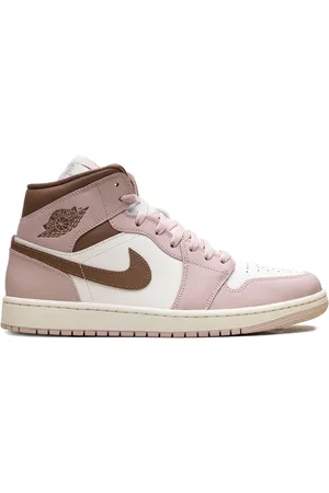 Jordan Sneakers 1 Mid "Pink Oxford/Brown"