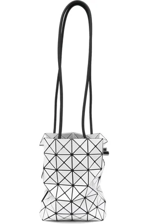 Issey Miyake Borsa a secchiello con motivo geometrico