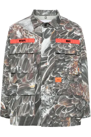 Wtaps Giacca-camicia con stampa camouflage