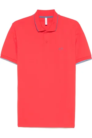 sun68 Polo con logo ricamato
