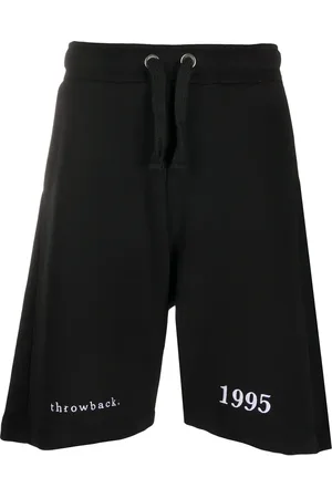 Throwback. Shorts sportivi con ricamo