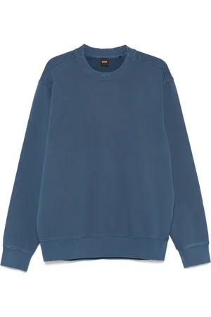 HUGO BOSS Felpa con logo ricamato