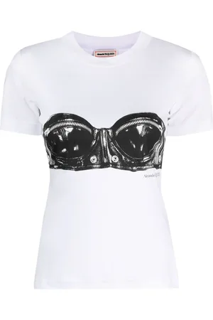 Alexander McQueen T-shirt con stampa