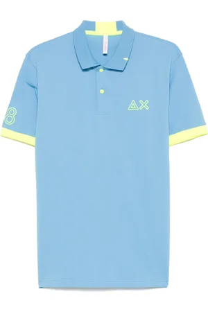 sun68 Polo con logo ricamato