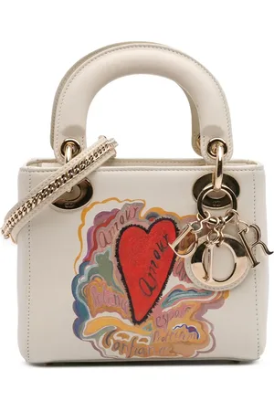 Dior 2018 Niki De Saint Phalle Mini Calfskin Dioramour Lady Dior satchel