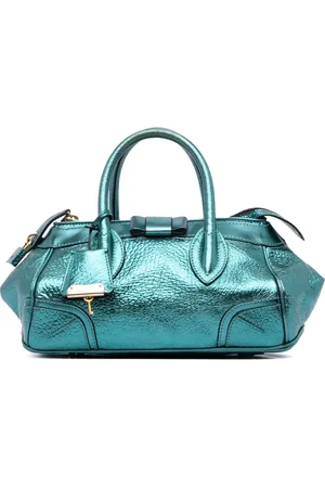 Burberry Borsa a mano Blaze in pelle di vitello metallizzata 2000-2017