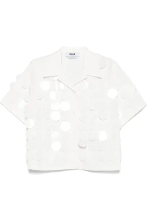 Msgm Camicia con paillettes