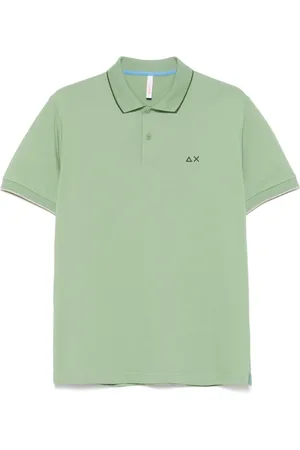 sun68 Polo in cotone con ricamo logo