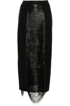 Alexander McQueen Gonna con frange
