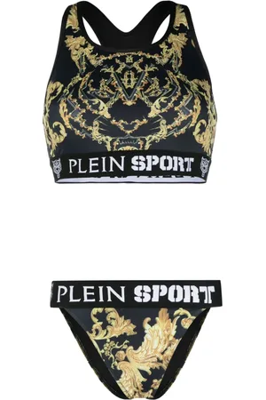 Philipp Plein Bikini con stampa barocca