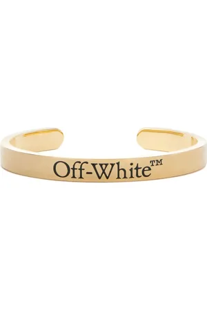 OFF-WHITE Bracciale rigido con logo inciso