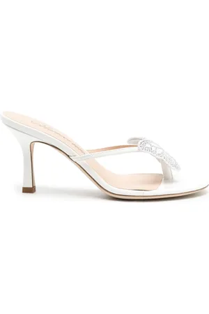 BLUMARINE Sandali con motivo a farfalla 75mm