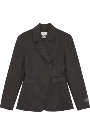 Ganni Blazer con chiusura decentrata