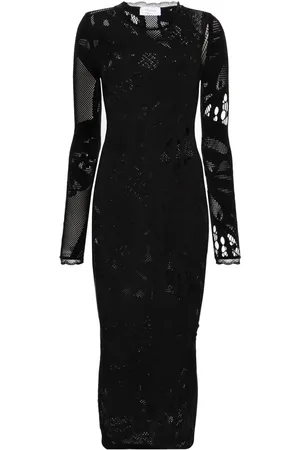 BLUMARINE Abito midi traforato