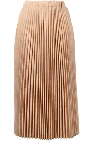 Jil Sander Gonna midi plissettata