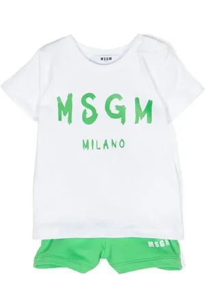 Msgm Set T-shirt e shorts con stampa