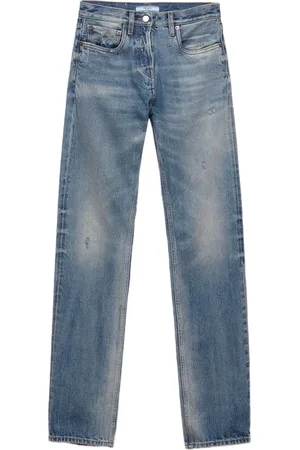 Prada Jeans con applicazione logo