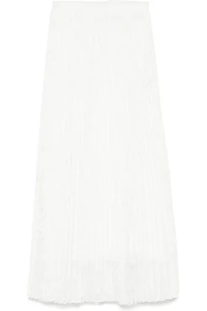 ERMANNO SCERVINO Gonna midi con ricamo flroeale