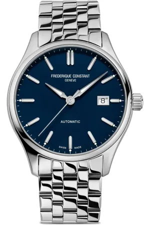 Frederique Constant Orologio Classics Index Automatic 40mm in pelle di vitello, nubuck, acciaio inossidabile, cristallo zaffiro