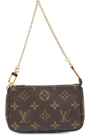 LOUIS VUITTON Borsa a mano Pochette Accessoires mini con monogramma 2021