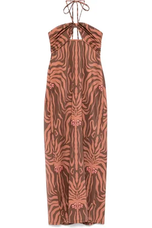 JOHANNA ORTIZ Abito midi Jungle Palms
