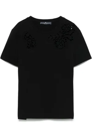 ERMANNO SCERVINO T-shirt con pizzo guipure
