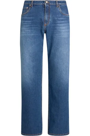Etro Jeans con ricamo Pegaso