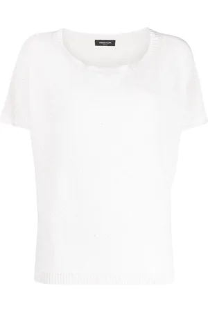 Fabiana Filippi T-shirt con spacco laterale