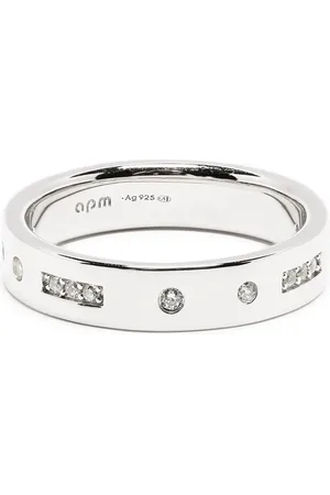 APM Monaco Anello a fascia Morse Code