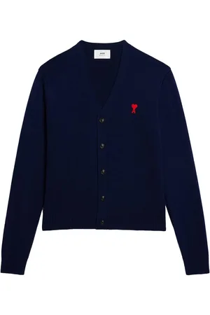 Ami Cardigan con ricamo De Coeur