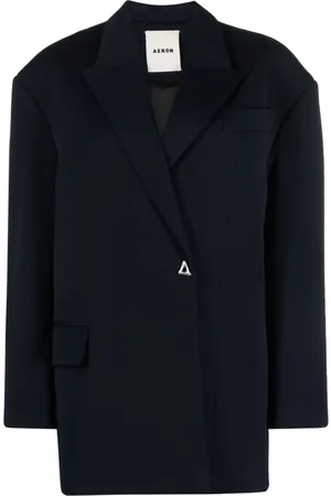 AERON Blazer con placca logo oversize