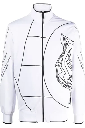 Philipp Plein Felpa Tiger Court con zip