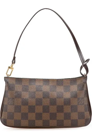 LOUIS VUITTON Borsa a spalla Navona in tela Damier Eb??ne 2005