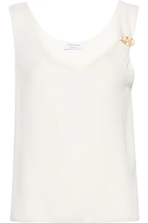BLUMARINE Canotta con dettaglio ad anello