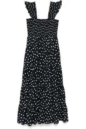 RIXO London Abito midi in cotone