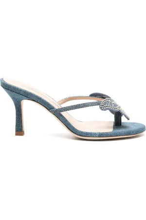 BLUMARINE Sandali con applicazione 75mm