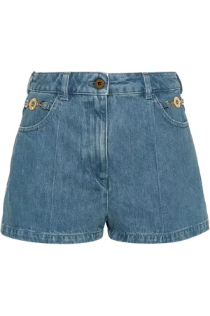 Patou Shorts denim con ricamo